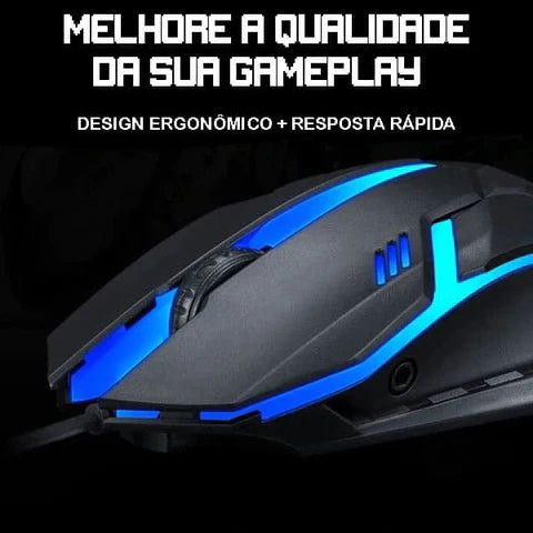 T-Wolf Mouse Gamer, 3200dpi, led rgb, com fio