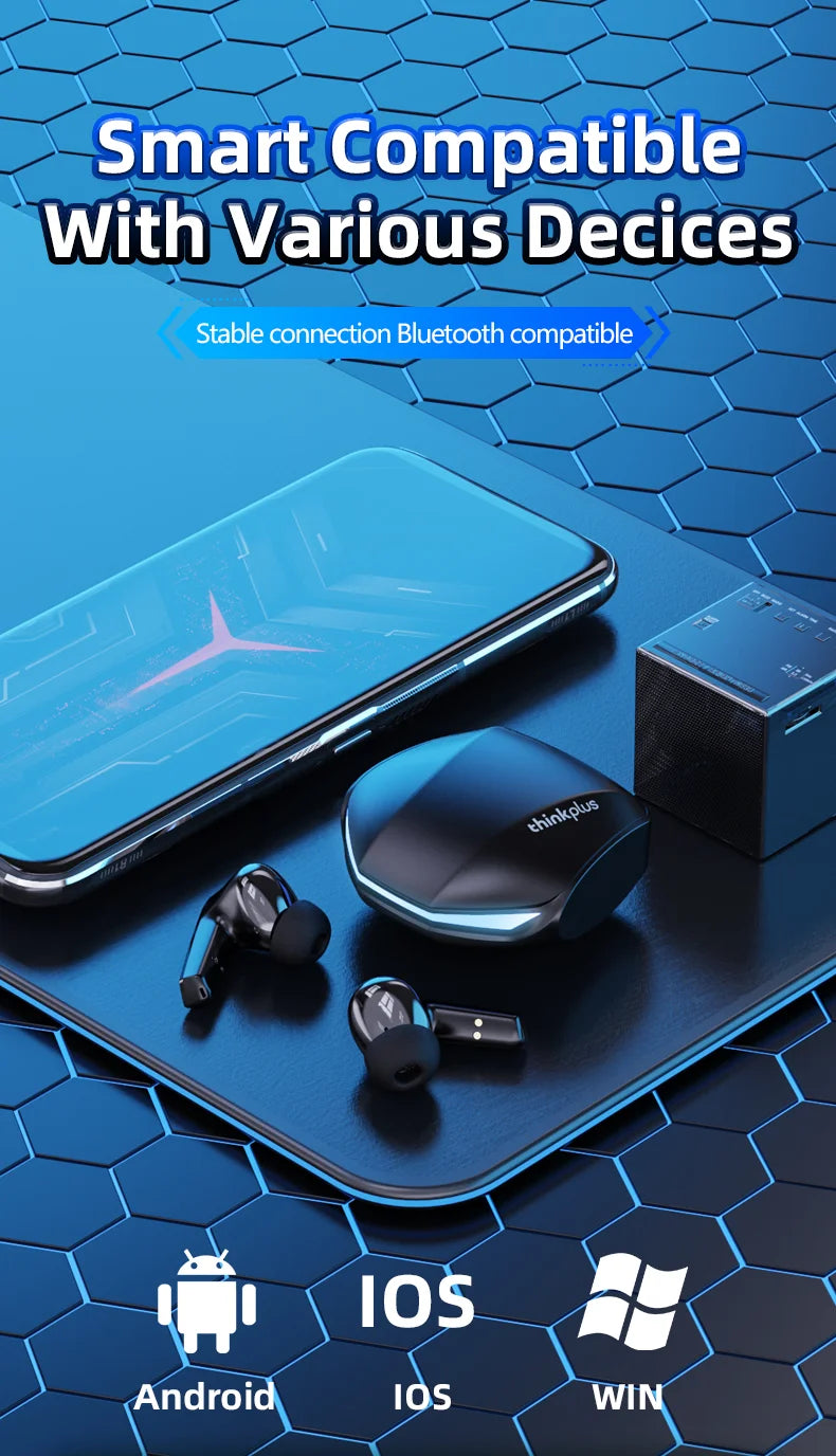 Lenovo GM2 Pro Fone Gamer Bluetooth 5.3