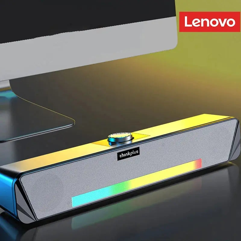 Lenovo-TS33 Alto-falante com fio e Bluetooth 5.0 Surround.