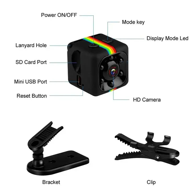 Mini Camera HD Portátil - Câmera Espiã