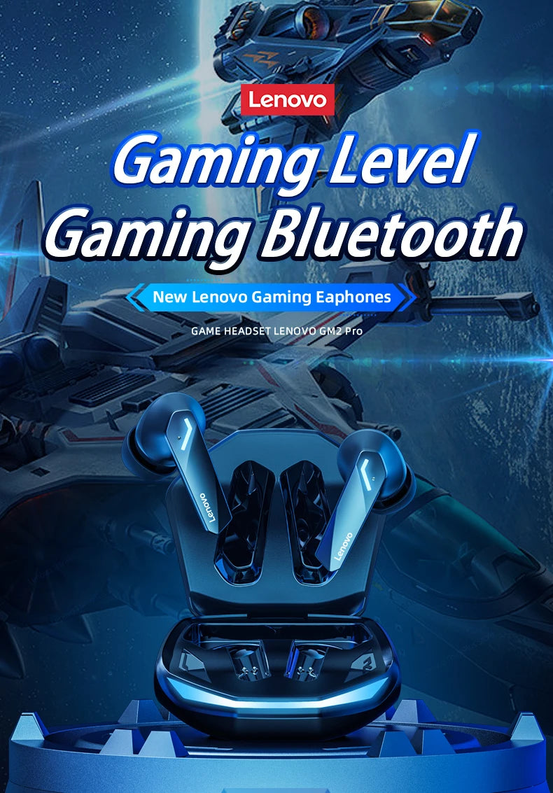 Lenovo GM2 Pro Fone Gamer Bluetooth 5.3